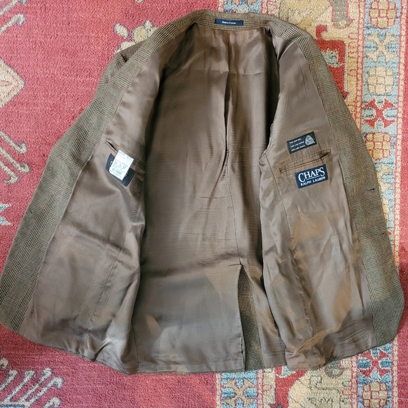 RALPH LAUREN CHAPS HOUNDSTOOTH PLAID SPORT COAT - Picture 10 of 12